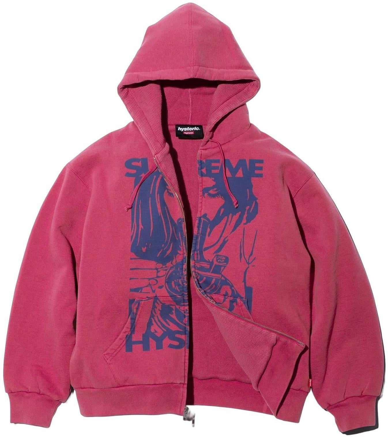 Supreme®/HYSTERIC GLAMOUR Thermal Lined Zip Up Hooded Sweatshirt view 4